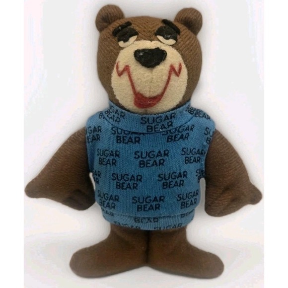 Kellogg'S Other - 80s Sugar Bear Cereal Mini Stuffed Plush Toy Vintage Kellogg General Foods Corp